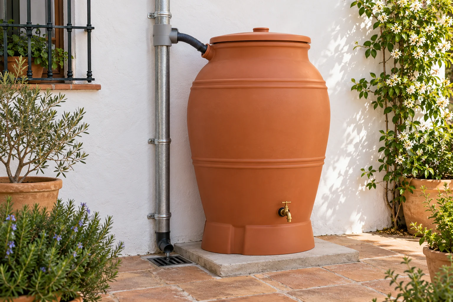 Depósitos de agua pluvial en Cádiz